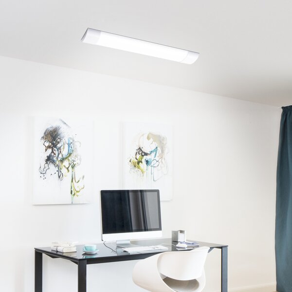 Müller-Licht Plafonieră Scala Dim 60 LED din aluminiu, reglabil, Alb, Studiu / Birou, Metal