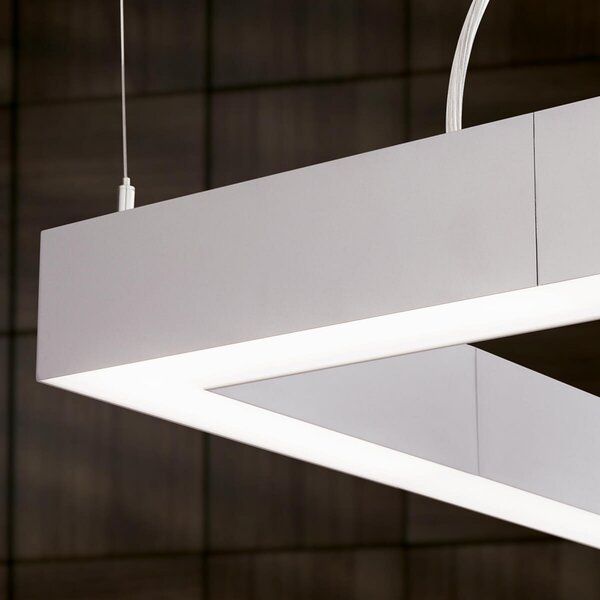 Plafonieră LED Sando, set de suspendare, 30x30 cm