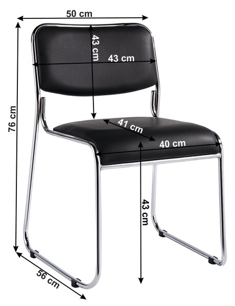 Scaun de birou Bluttu (Negru). 1016149