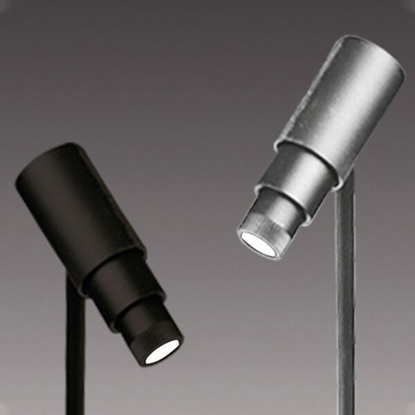 Hera Spot LED cu zoom, negru, 3.000 K, 1 W 350 mA, Negru, Camera de zi / sufragerie, Metal, Modern