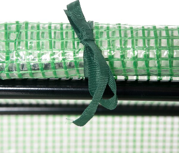 Outsunny Seră de Grădină Tip Cabană cu Acoperiș din PE, Seră pentru Grădină cu Țăruși și Margini Extinse, 120x60x60 cm, Verde | Aosom Romania