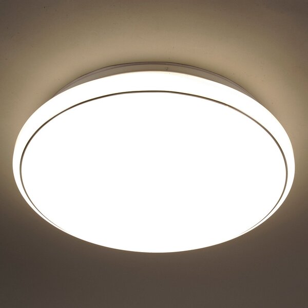 JUST LIGHT. GmbH Jupiter plafonieră LED aspect cer înstelat 60 cm, reglabil, Alb, Camera de zi / sufragerie, Plastic, Modern