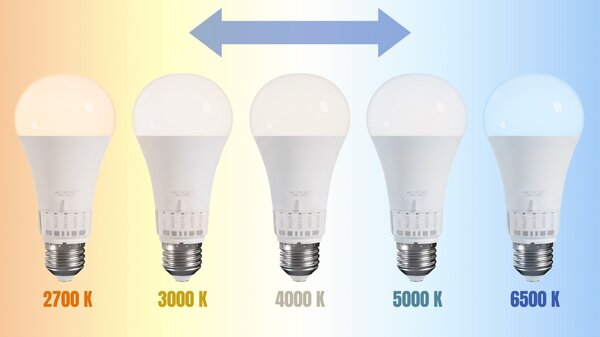 Bec LED 5 culori de lumină GLS E27 230V 10W 5CCT