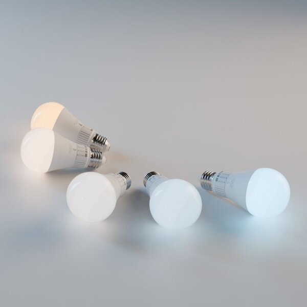 Bec LED 5 culori de lumină GLS E27 230V 10W 5CCT