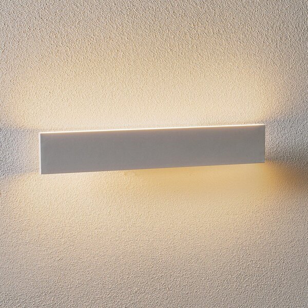 Trio Lighting Aplică LED Concha 47 cm, alb, reglabil, Alb, Camera de zi / sufragerie, Metal, Modern