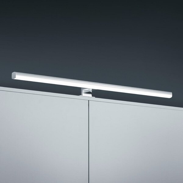 Helestra Gaia lampă LED oglindă telecomandă 79cm, reglabil, Metalic, Baie, Metal, Modern