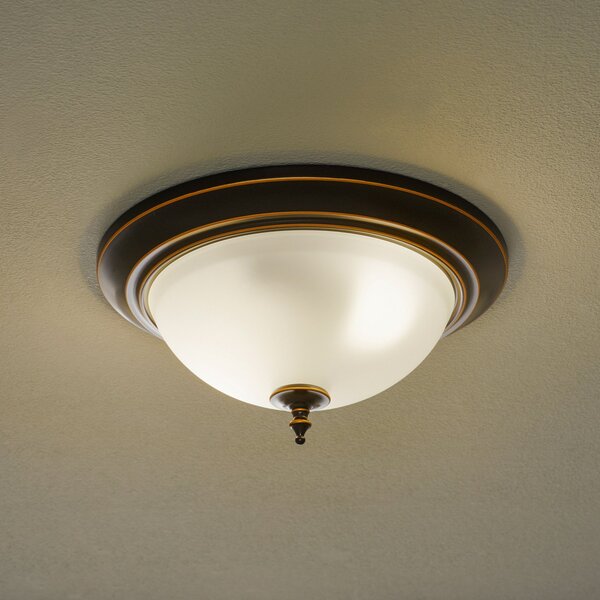 Westinghouse Plafoniera Harwell, bronz, reglabil, Bronz / Alamă Veche, Camera de zi / sufragerie, Metal, Antichitate
