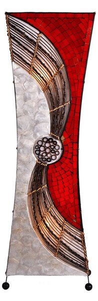Woru Alisa lampă cu picior, 100 cm, Roșu, Camera de zi / sufragerie, Design