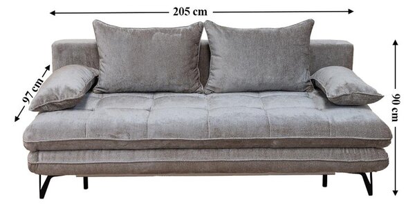 Canapea Extensibila Alba 3R Maro