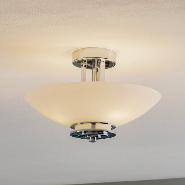 KICHLER Plafonieră de baie Hendrik cu LED-uri, Metalic, Baie, Metal, Modern
