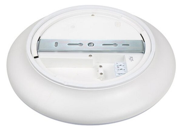 The Light Group Plafonieră cu LED SLC LED-uri reglabile IP54 Ø 25 cm 3.000 K, reglabil, Alb, Studiu / Birou, Plastic, Modern