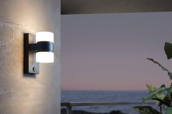 Eglo 96276 - LED Corp de iluminat perete exterior cu senzor ATOLLARI 2xLED/6W