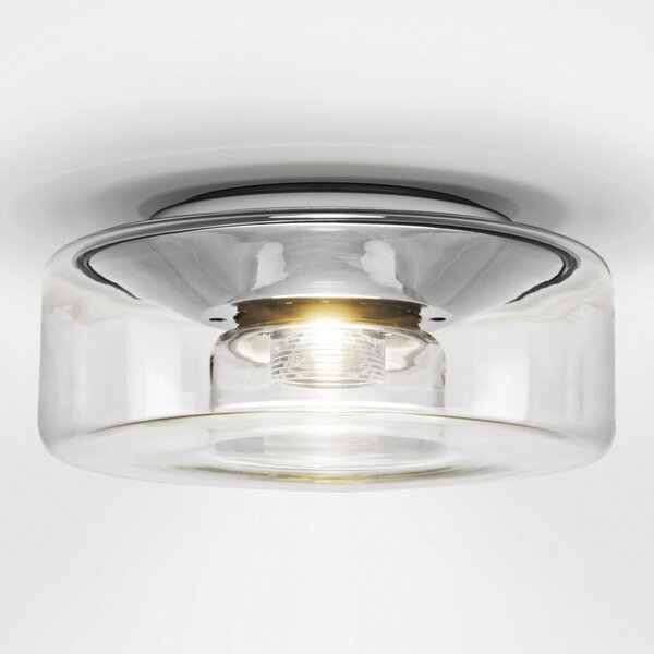 Serien Lighting serien.lighting plafonieră Curling S 2.700K Acril transparent, reglabil, Transparent, Camera de zi / sufragerie, Plastic, Modern