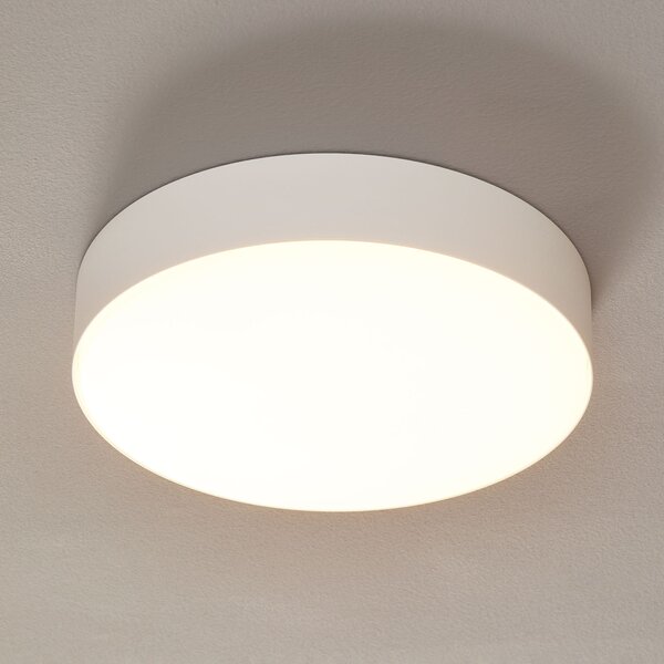Wever & Ducré Lighting WEVER & DUCRÉ Roby IP44 plafon 2,700K 26 cm alb, reglabil, Alb, Camera de zi / sufragerie, Plastic, Modern