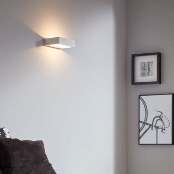 Wever & Ducré Lighting WEVER & DUCRÉ Bento 1.3 Aplică de perete cu LED alb, reglabil, Alb, Camera de zi / sufragerie, Metal, Modern