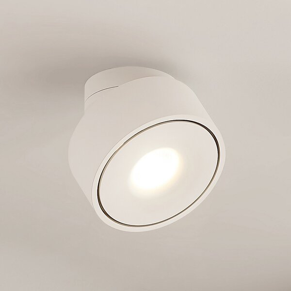 Arcchio Rotari plafonieră LED, alb, rotativă, metal, reglabil, Alb, Hol, Metal, Modern