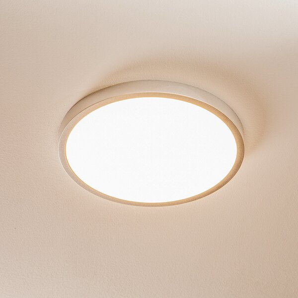 ORION Plafonieră LED Vika, rotundă, titan mat, Ø 30cm, Metalic, Camera de zi / sufragerie, Metal, Modern