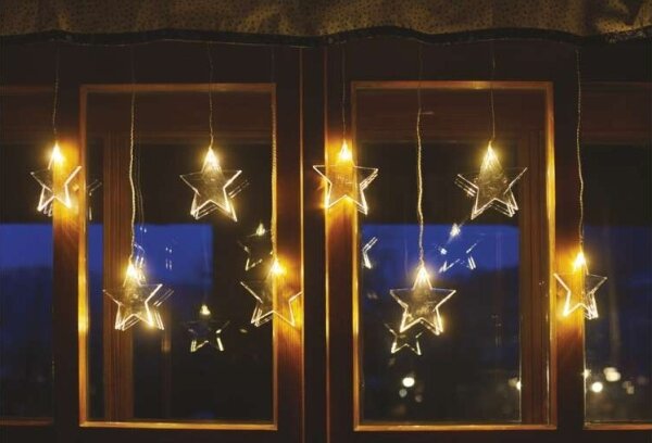 Ghirlandă LED de exterior 8xLED/5,84 m IP44, stele