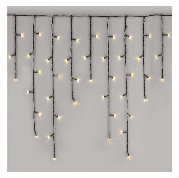 Ghirlandă LED de exterior, 200xLED/8 moduri, 8,6m, IP44, alb cald