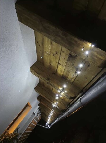 Ghirlandă lumini LED pentru exterior 40xLED/9m IP44, alb rece