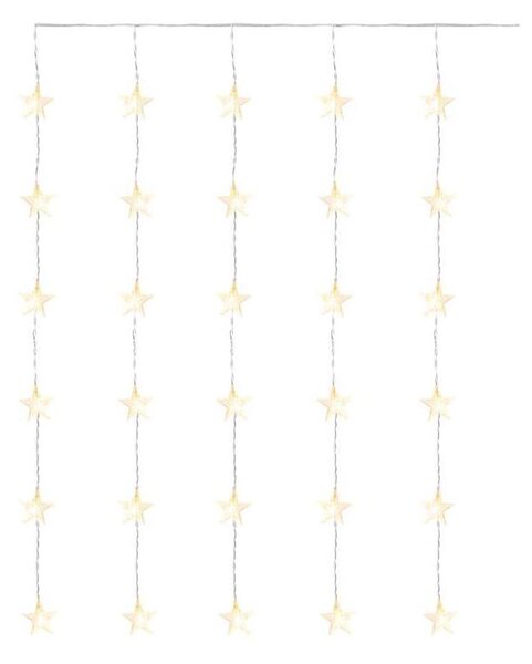 Ghirlandă de Crăciun pentru exterior 30xLED/3,9m IP44 stele
