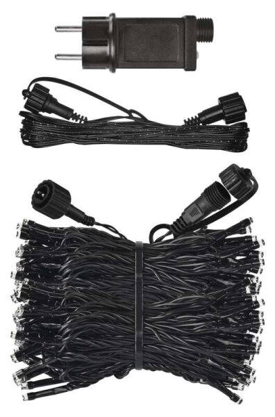 Ghirlandă LED pentru exterior, 100 LED/15 m, IP44, alb rece