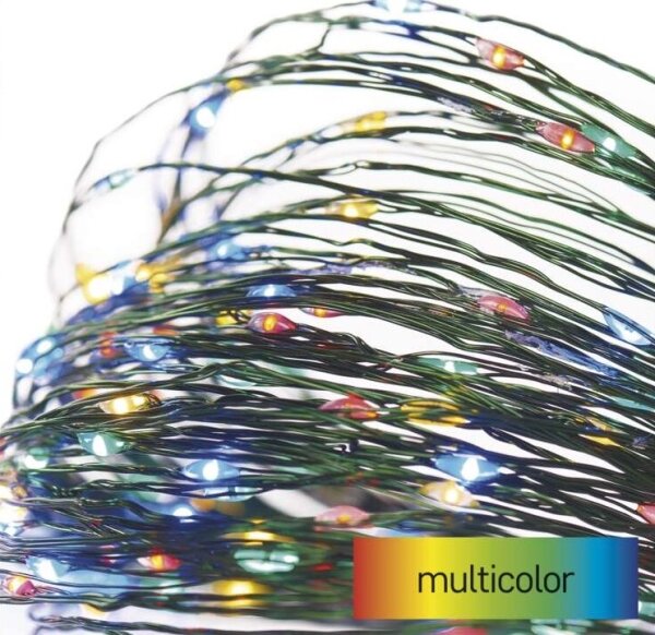 Ghirlandă LED pentru exterior 75xLED/12,5m IP44 multicolor