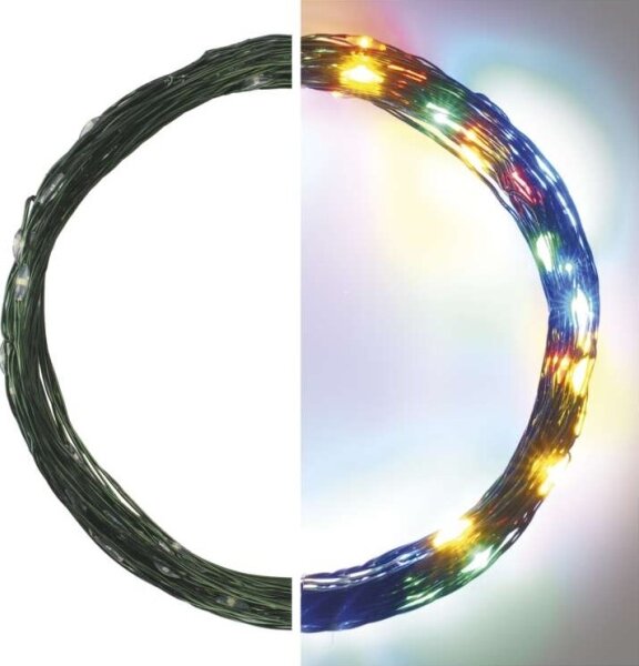 Ghirlandă LED pentru exterior 75xLED/12,5m IP44 multicolor