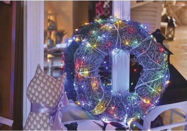 Ghirlandă LED pentru exterior 75xLED/12,5m IP44 multicolor