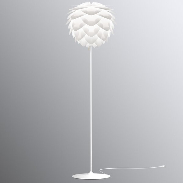 UMAGE Silvia medium lampă de podea alb, Alb, Camera de zi / sufragerie, Metal, Design