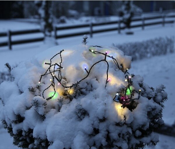 Eglo 410713 - Ghirlandă luminoasă LED pentru exterior, Serie LED, 160 LED, 26 m, IP44, multicoloră