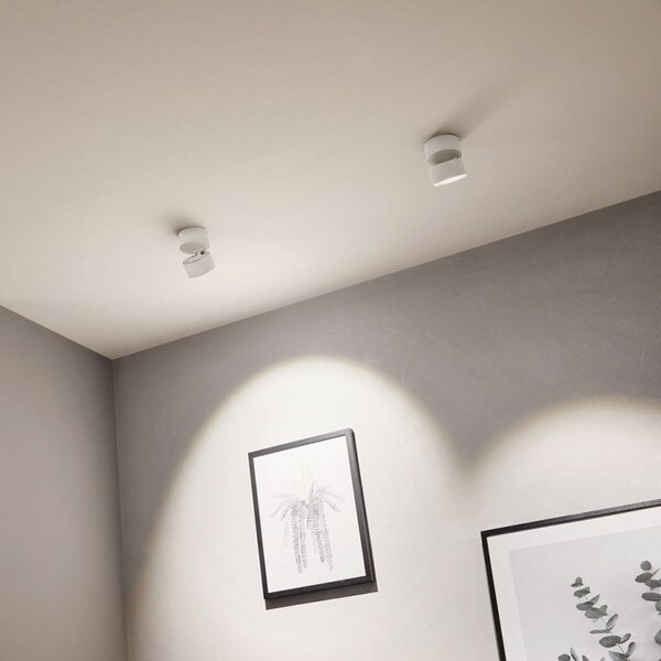 Paulmann Spircle spot LED aplicat alb mat, Alb, Camera de zi / sufragerie, Metal, Modern