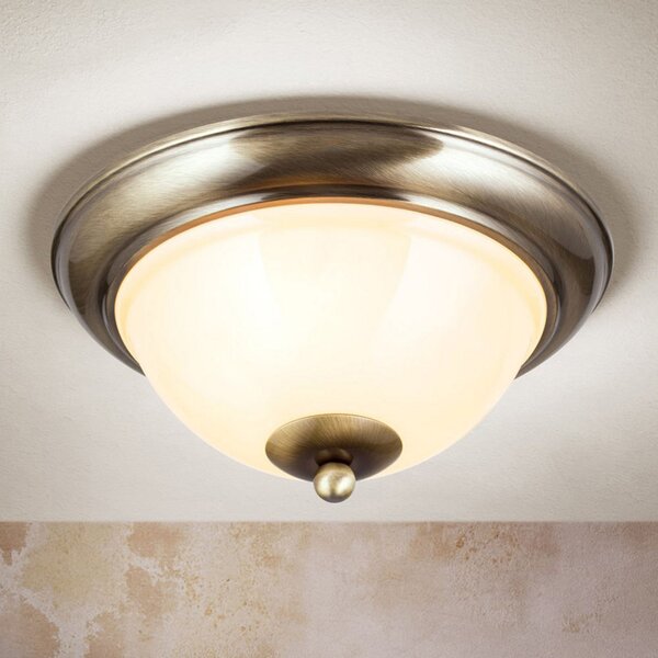 ORION Plafonieră Lampă veche austriacă, Ø 27 cm, reglabil, Bronz / Alamă Veche, Camera de zi / sufragerie, Metal, Antichitate