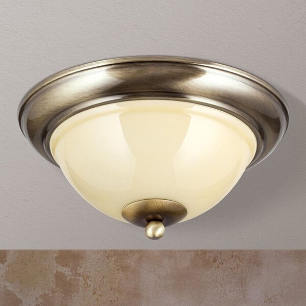 ORION Plafonieră Lampă veche austriacă, Ø 27 cm, reglabil, Bronz / Alamă Veche, Camera de zi / sufragerie, Metal, Antichitate