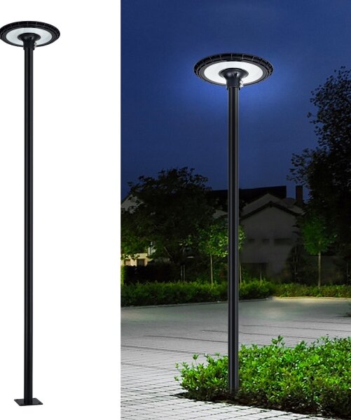 Brilagi - Bară metalică pentru stâlp iluminat exterior URBAN 3 m negru