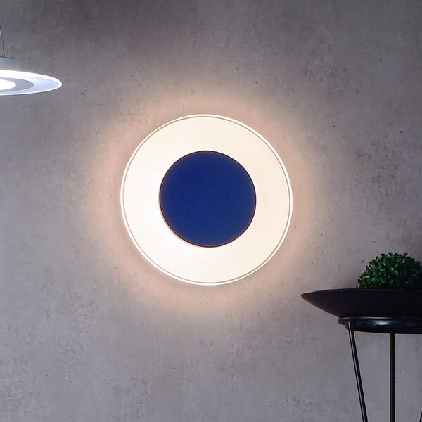 Deko-Light Plafonieră cu LED Zaniah, lumină 360°, 24W, albastru, reglabil, Albastru, Camera de zi / sufragerie, Metal, Modern