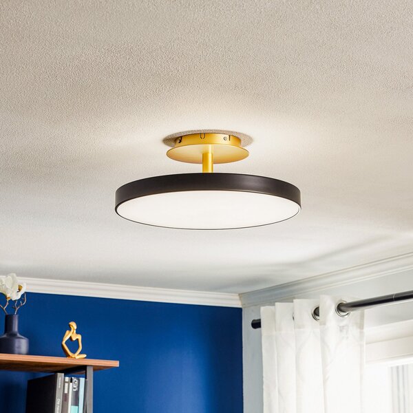 Plafoniere UMAGE, Asteria Up Medium, reglabil, Negru, Camera de zi, Metal, Design