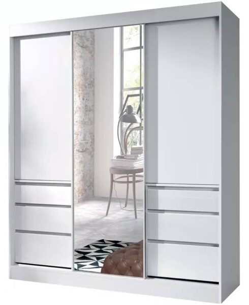 Dulap de haine Hanila 180 (Alb). Promo -16%. 1018063