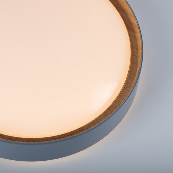 JUST LIGHT. GmbH Plafonieră cu LED Emilia, trei trepte, dimabilă, gri, reglabil, Gri, Camera de zi / sufragerie, Metal, Modern