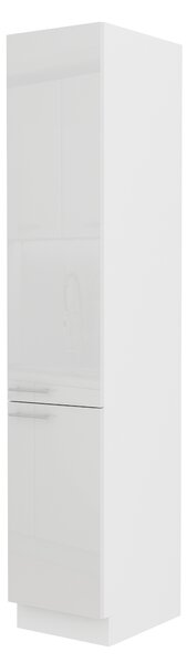 Dulap de bucătărie pentru alimente Lavera 40 DK 210 2F (alb + alb lucios). 1032355