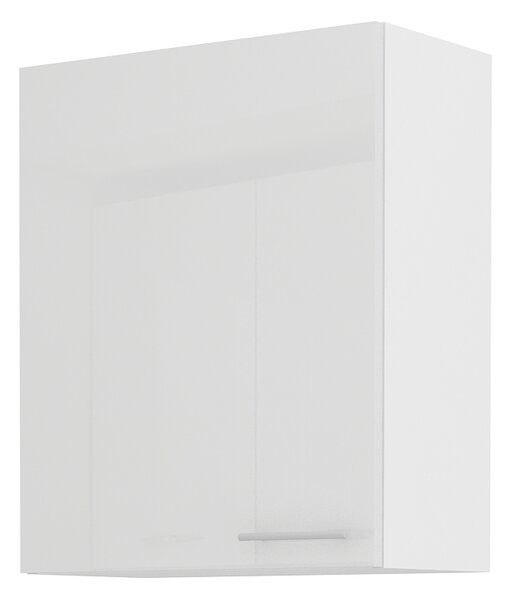 Dulap superior de bucătărie Lavera 60 G 72 1F (alb + alb lucios). 1032342