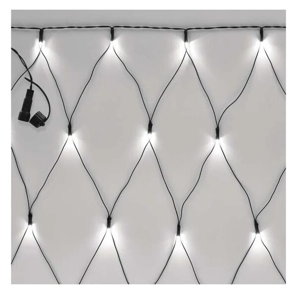 Instalație LED de Crăciun de exterior 160xLED/2x1,5m IP44 alb rece