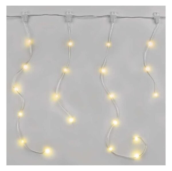 Ghirlandă LED de exterior, 54 LED, 8 funcții, 6,7 x 0,7 m, IP44, alb cald