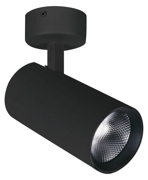 Viokef Nestor spot tavan LED, negru, Negru, Camera de zi / sufragerie, Metal