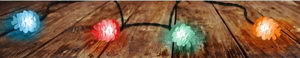 Retlux - Ghirlandă LED pentru exterior, 40 LED, 15 m, IP44, multicoloră