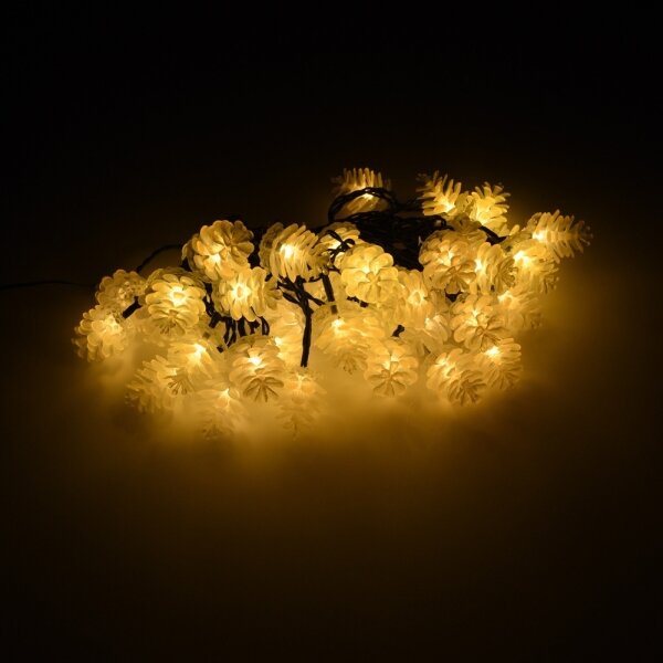 Retlux - Ghirlandă LED pentru exterior 40 LED/15 m IP44 alb cald