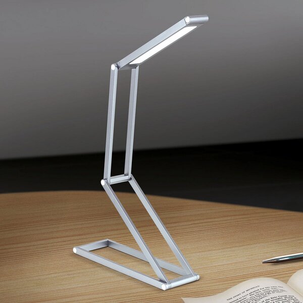 ORION Falto LED lampă de masă reîncărcabilă, antracit, aluminiu, reglabilă, reglabil, Gri, Camera de zi / sufragerie, Metal, Modern