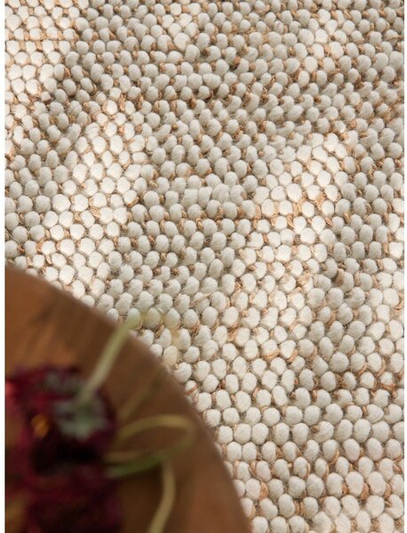 Covor bej țesut manual din amestesc de lână 160x230 cm Peas – Villeroy&Boch
