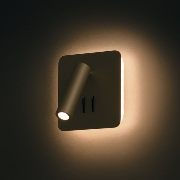 Maytoni Ios 176 LED, corp de iluminat perete, unghiular, negru, Negru, dormitor, Aluminiu, Modern
