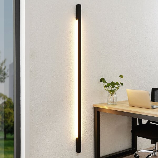 Arcchio Ivano aplică LED, 170 cm, negru, Negru, Hol, Aluminiu, Modern